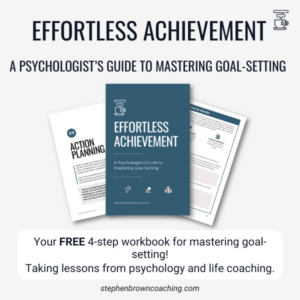 Free goal-setting workbook Effortless Achievement Stephen Brown Coaching