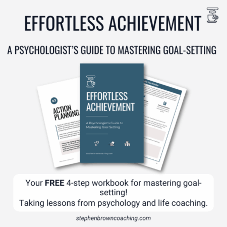 Free goal-setting workbook Effortless Achievement Stephen Brown Coaching